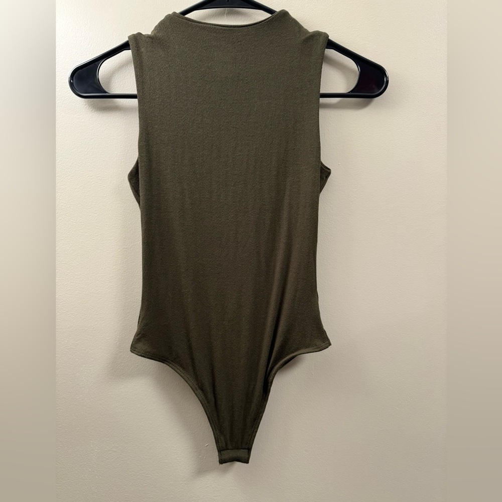 Bodysuit, olive green, XS